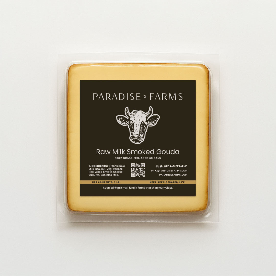 WS Raw Milk Smoked Gouda Cheese 1 lb