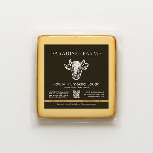 WS Raw Milk Smoked Gouda Cheese 1 lb